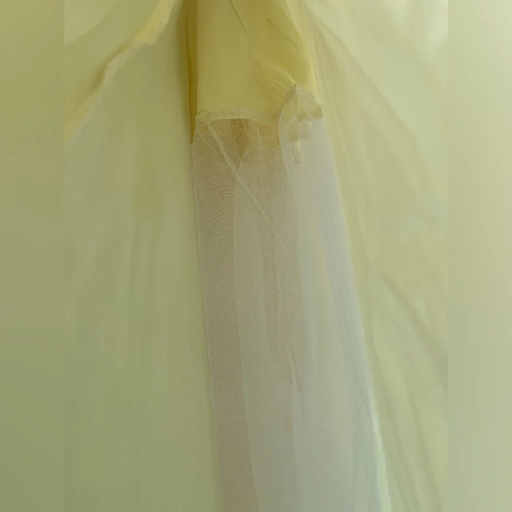 90s golden gown/prom dress size 4 - Picture 11 of 16